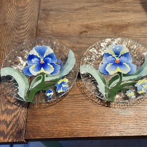 Sydenstricker Set of Two Glass Plates